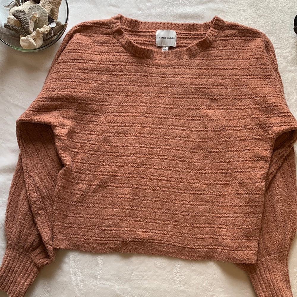 Pink Rose Sweater
